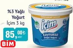 İÇİM %3 YAĞLI YOĞURT